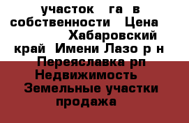 участок 4 га, в собственности › Цена ­ 220 000 - Хабаровский край, Имени Лазо р-н, Переяславка рп Недвижимость » Земельные участки продажа   